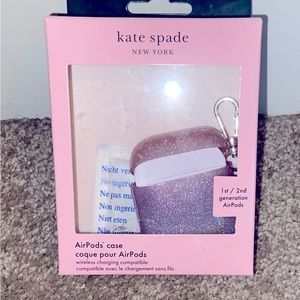 Kate spade glitter AirPod case